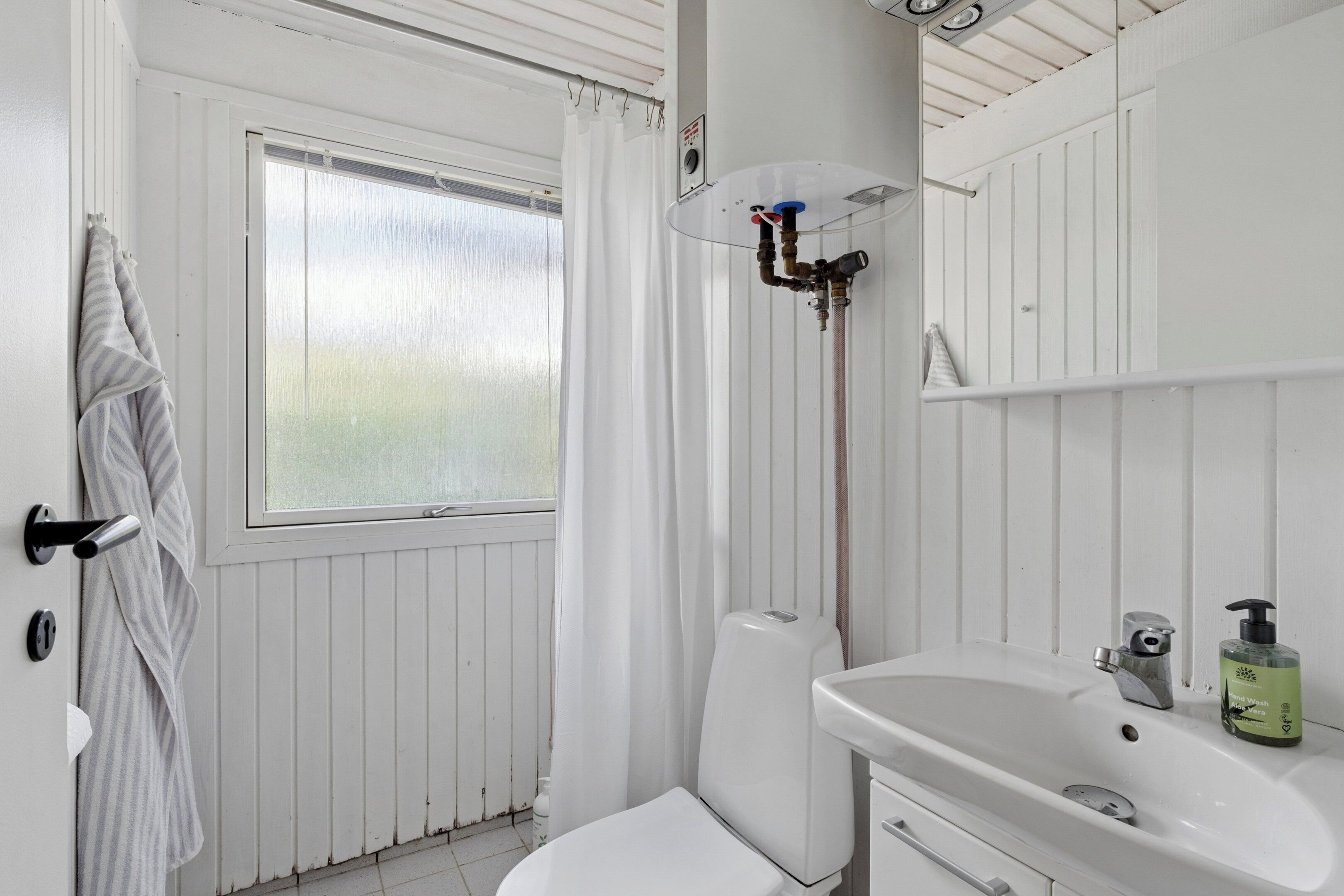 Een douche, een haardroger