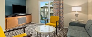 Living area - Upscale resort with kitchen, lazy river, and easy access to music festivals. (Indio)