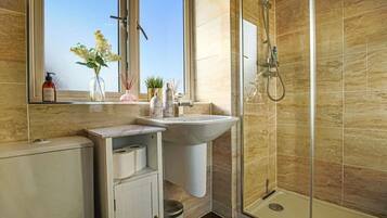 Shower, hair dryer
