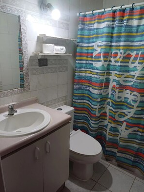 Hair dryer, towels, soap, toilet paper - House in el quisco (El Quisco)