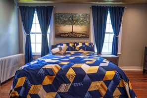 2 dormitorios, tabla de planchar con plancha, Internet y ropa de cama