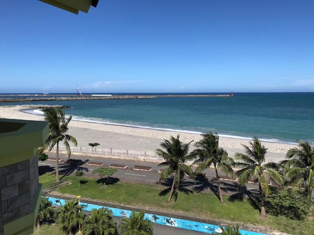 Deluxe Quadruple Room, 2 Queen Beds, Balcony, Sea View | Beach