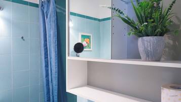 Dusche, Haartrockner, Bidet