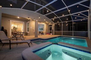 Outdoor pool - Resort Pool Retreat • 6BR • EV Charger • Game Room (Davenport)