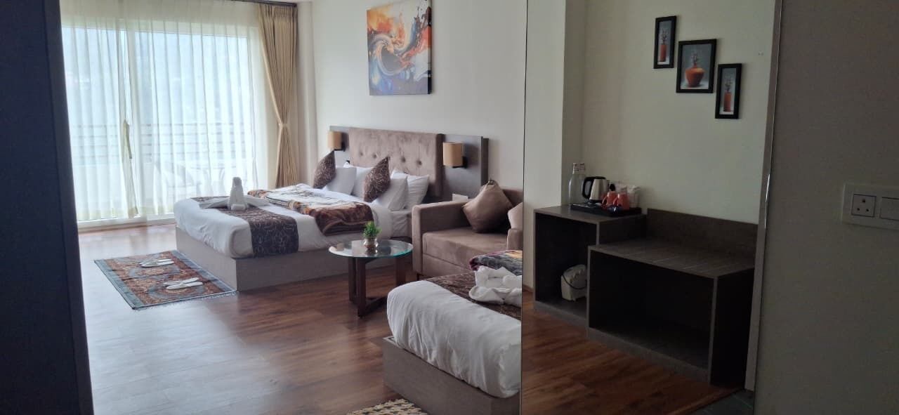 デラックス ルーム 1 ベッドルーム ヒルビュー | エジプト綿のシーツ、高級寝具、客室ごとに異なるインテリア、デスク