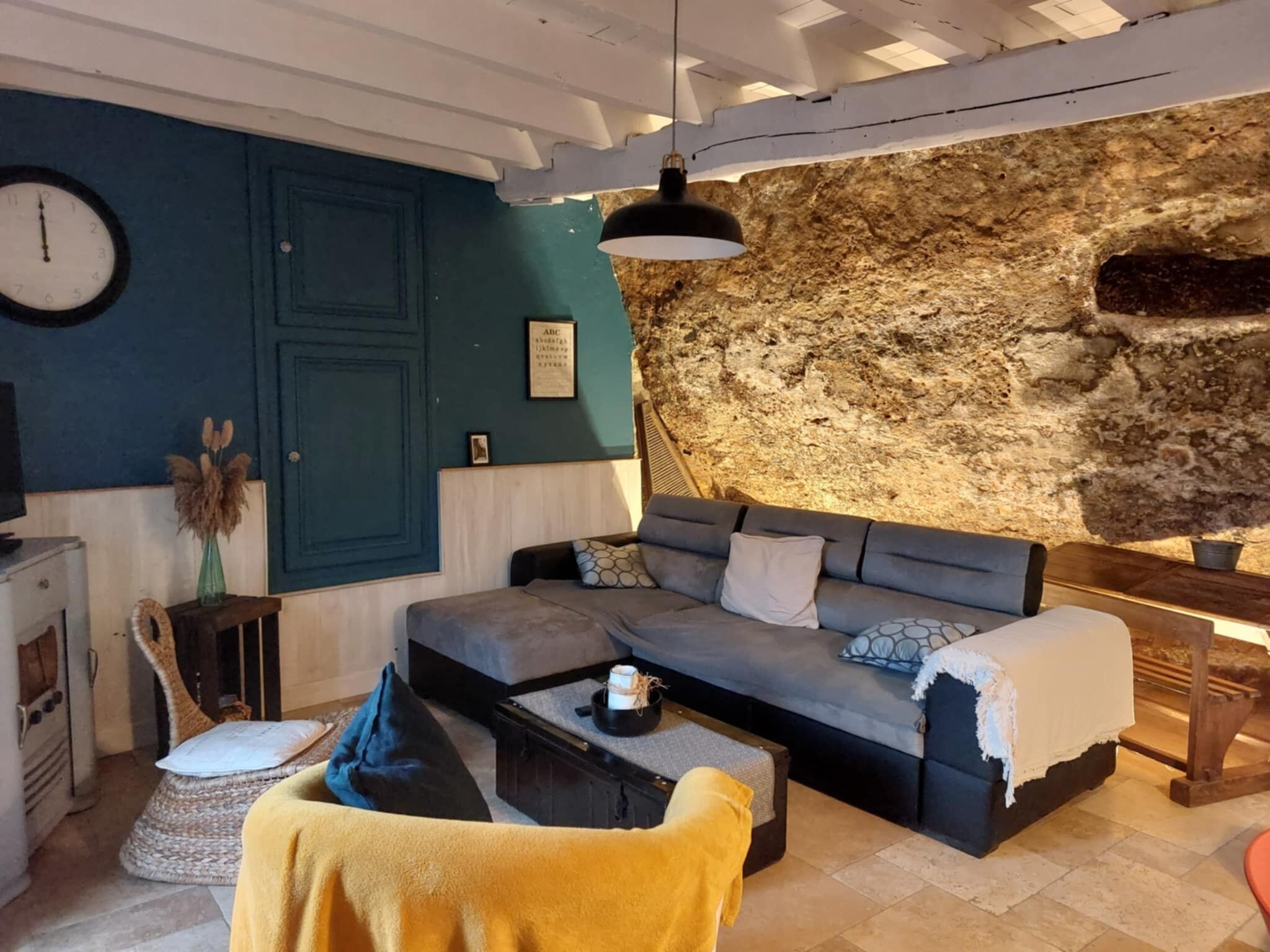 TV, DVD player, books, video library