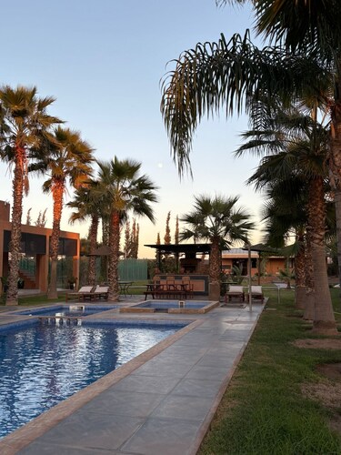 Bungalow with Terrace & Pool view in Marrakech - Breakfast included