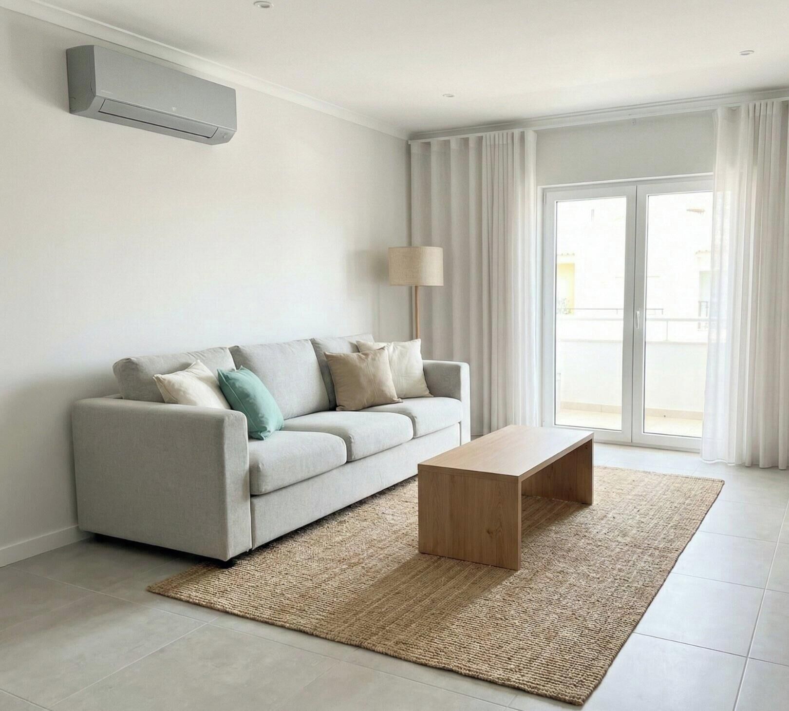 Appart'hôtel Luxe, vue partielle sur la mer | Coin séjour