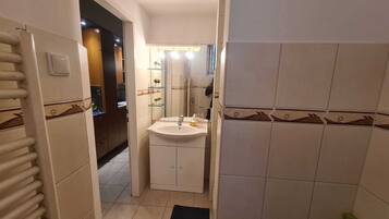 Basic Room | Bathroom | Shower, free toiletries, hair dryer, towels