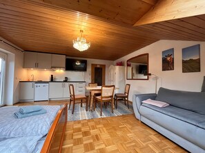 Interior - Pretty 1-room vacation apartment | new kitchen in the foothills of the Alps (Bad Aibling)