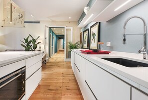 Microwave, oven, stovetop, dishwasher - Apartment in Florence with 6 bedrooms sleeps 12 (Florence)