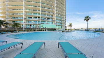 Indoor pool, outdoor pool