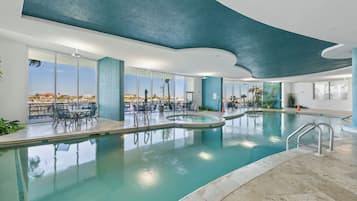 Indoor pool, outdoor pool