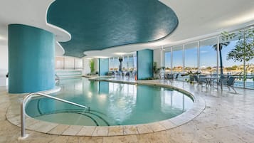 Indoor pool, outdoor pool