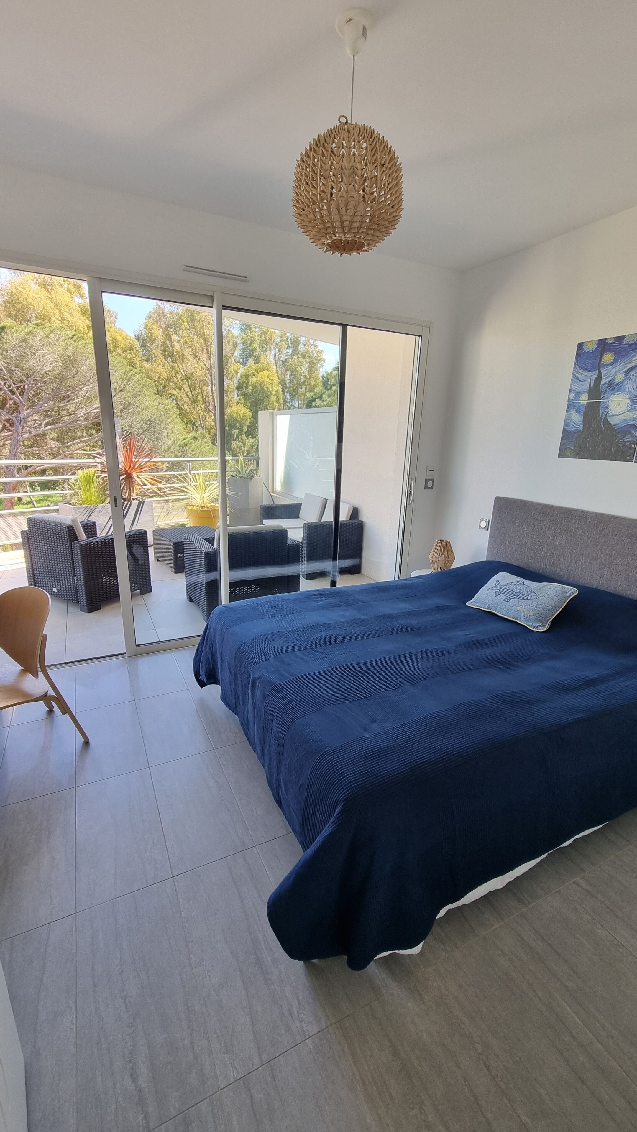 2 chambres, fer et planche à repasser, accès Internet
