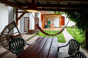 Appartement, côté cour intérieure | Restauration extérieure