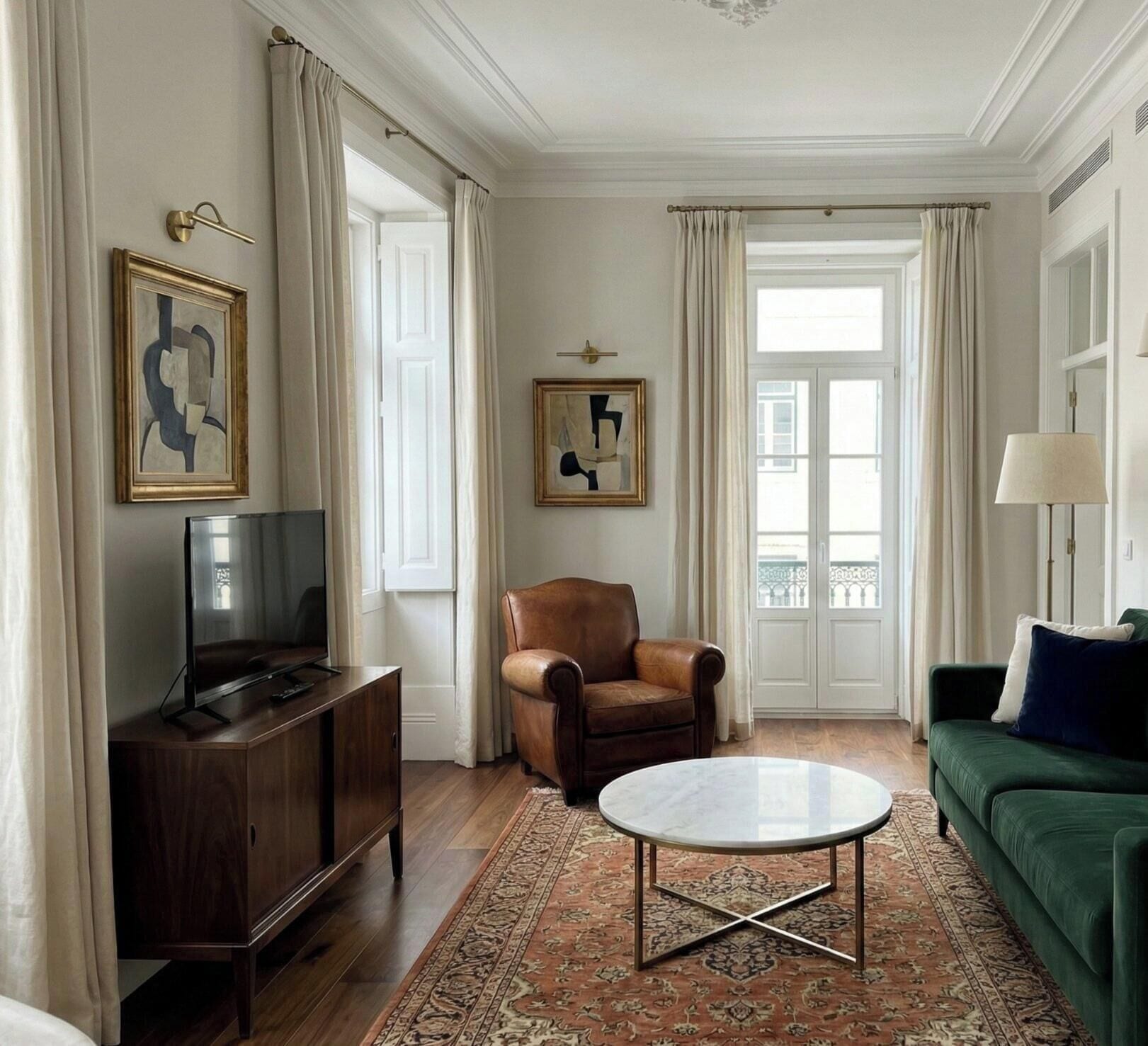 奢華頂層客房, 河景 | 客廳