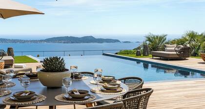 Villa Mahina - Magnificent, with swimming pool, bar, fitness, sauna 10 min from the beach