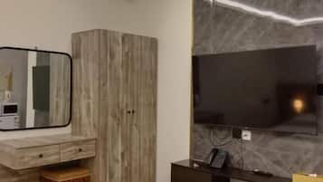 Studio, balkong, byutsikt | Innvendig