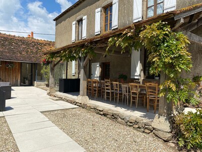 Large House with Heated Pool at Bois Bertrand