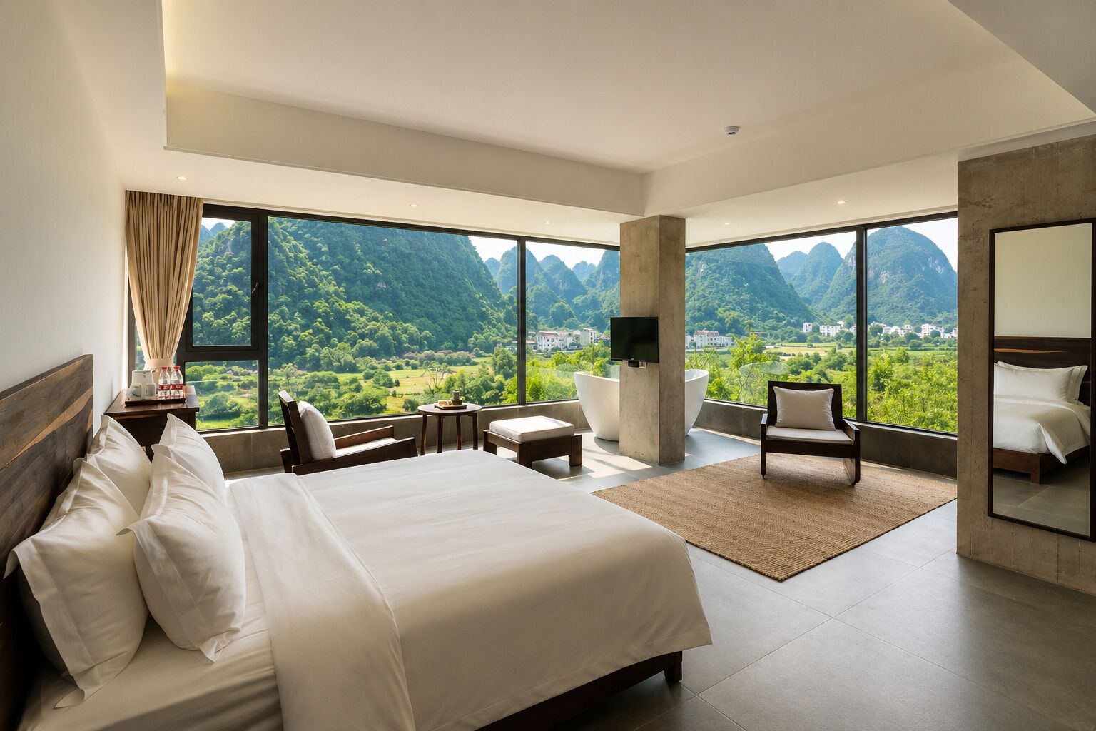 Premium bedding, down duvets, pillow-top beds, free minibar