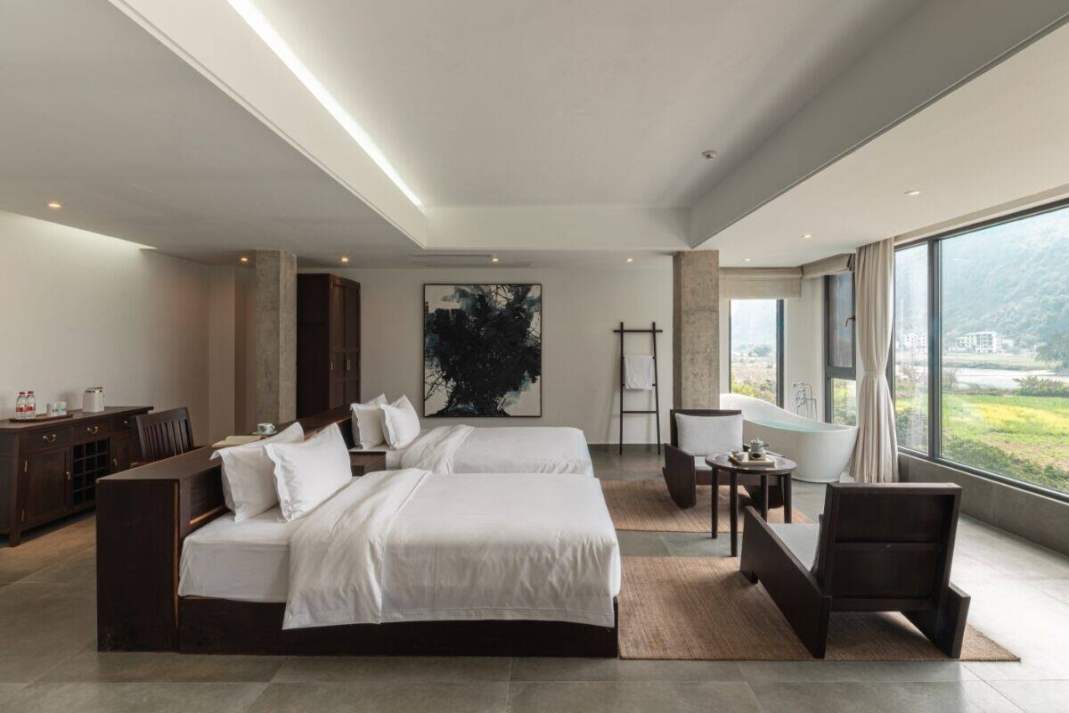 Habitación doble, vista al canal | Wifi gratis