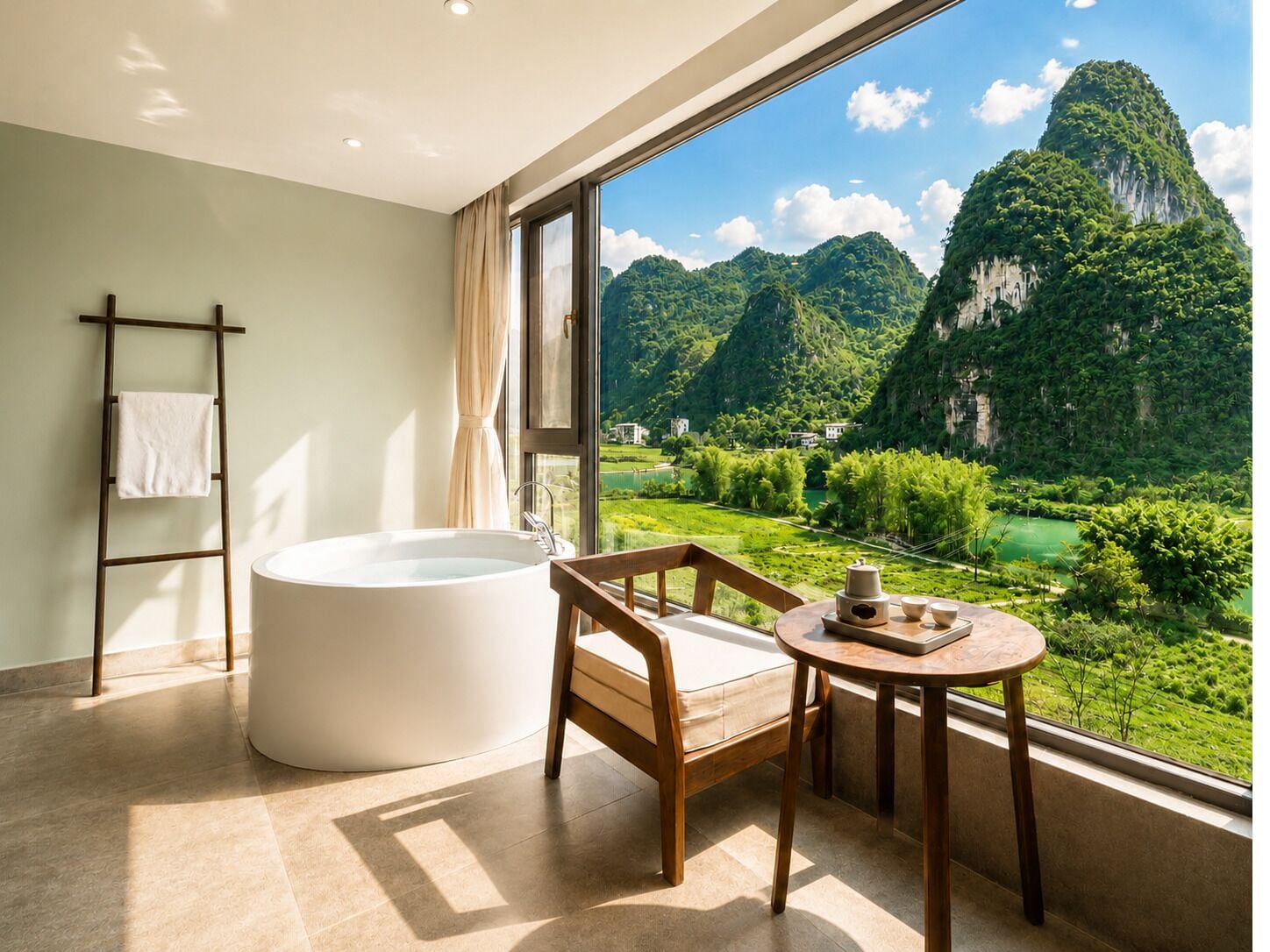 Superior Double Room, Mountain View | Premium bedding, pillowtop beds, minibar (free items), desk