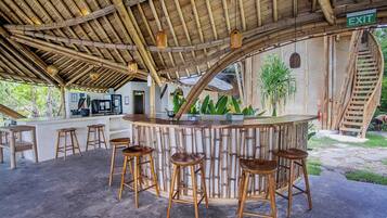 Villa Deluxe, balcón, vistas al mar | Zona de estar