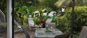 Perfect 1-bedroom condo with AC in Les Trois-Îlets with garden