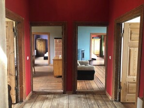 Interior - Romantic Rural Train Station Apartment (1st Floor) with Garden Sauna (Schwarz)