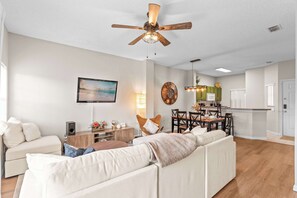 Townhome, Multiple Beds, Patio, Garden View (Peaceful Palms) | Living area - Peaceful Palms Stay for 6 (Kissimmee)