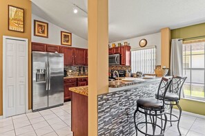 House, Multiple Beds, Pool Access, Pool View (The Art House) | Private kitchen - The Art House Home for 8 (Kissimmee)