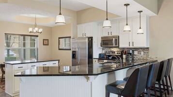 Condo, Multiple Beds, Patio (Majestic Retreat) | Private kitchen