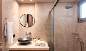 Hair dryer, towels, soap, toilet paper - Sissi Lux Kappa Villa Private Pool (Sisi)