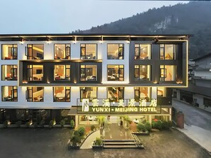 Majoituspaikan julkisivu