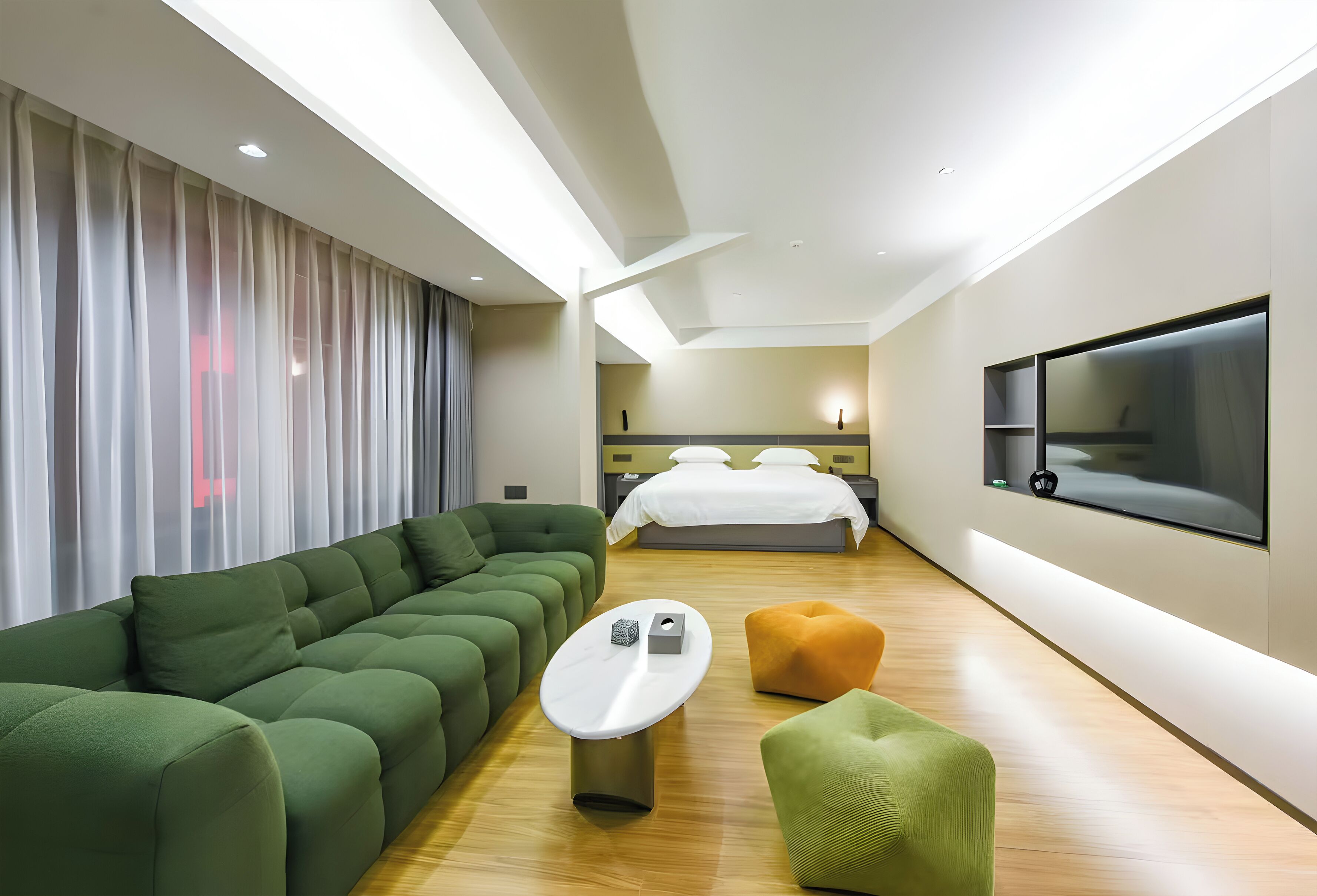 Premium bedding, down duvets, pillow-top beds, individually decorated