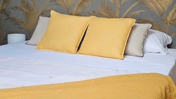 2 slaapkamers, een strijkplank/strijkijzer, reisbedje, gratis wifi