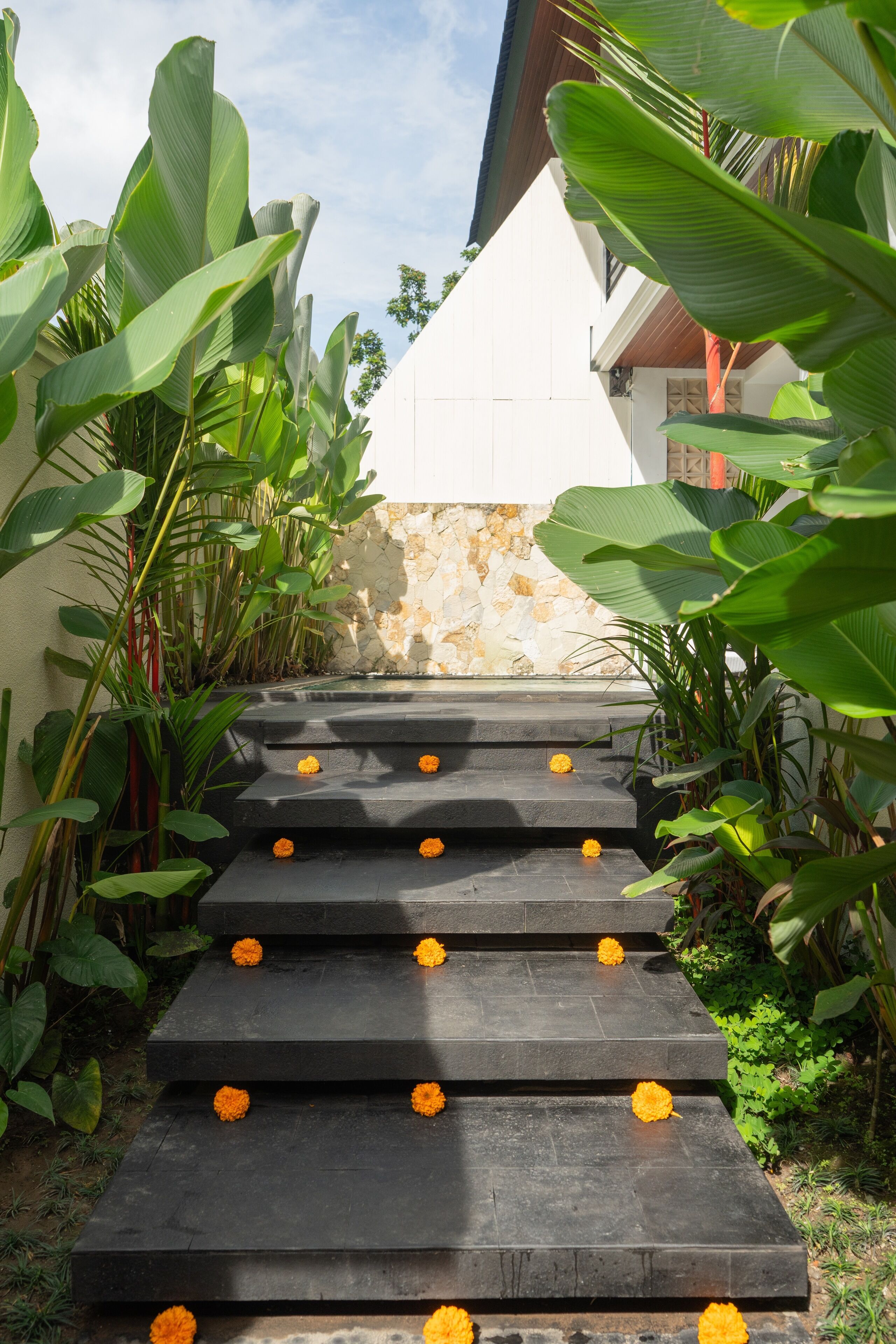 Voorkant van accommodatie