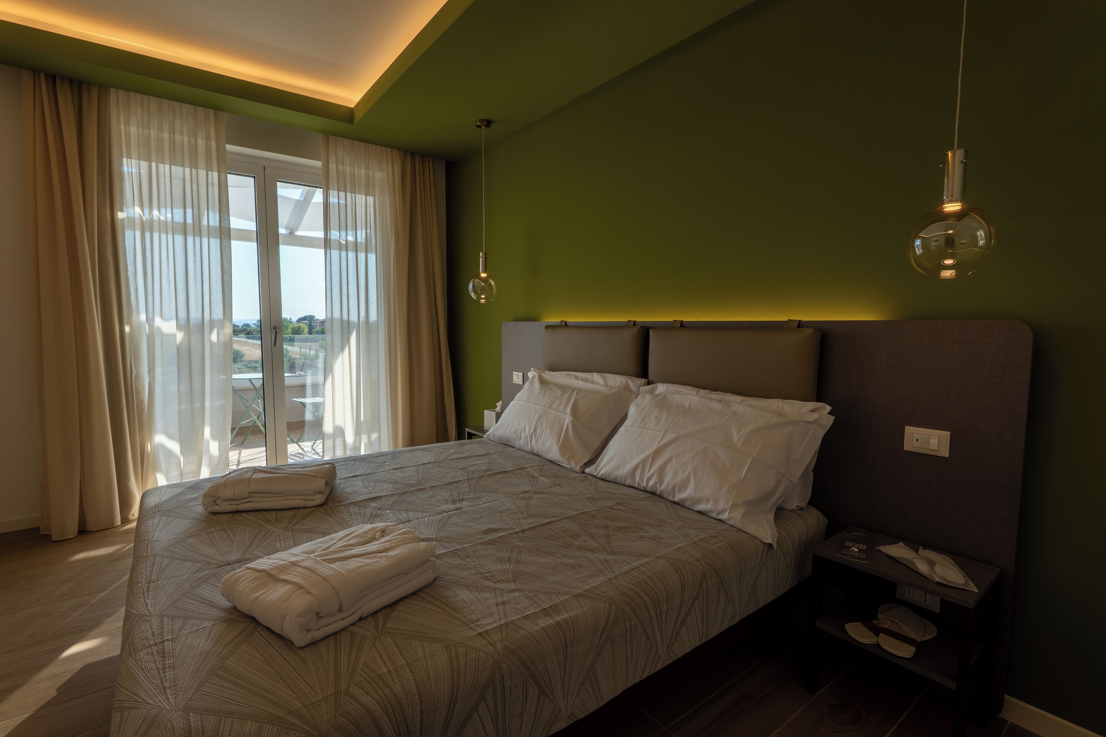 Comfort Double Room, Private Bathroom, Pool View | In-room safe, blackout drapes, soundproofing, free WiFi