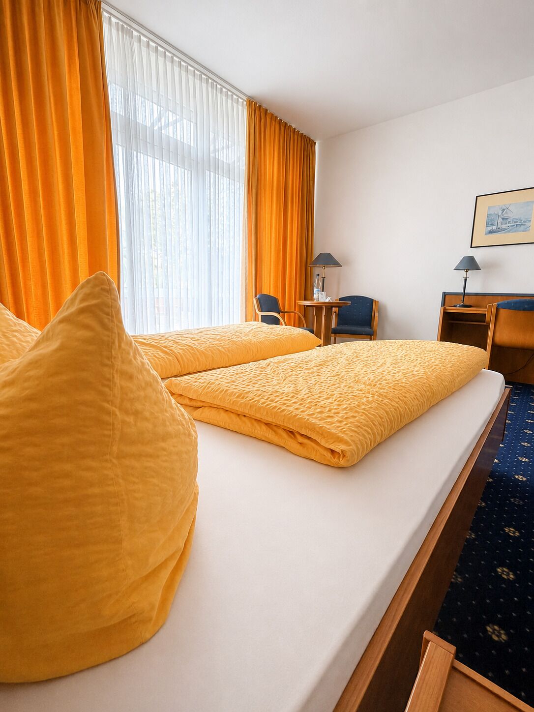 Double Room | In-room safe, blackout curtains, soundproofing, free WiFi