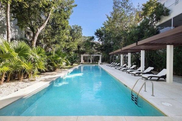 Pool - Bright 2BR Condo | Aldea Zama (Tulum)