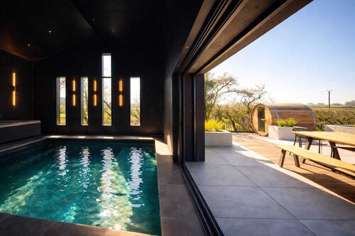 Ô TEMPS SUSPENDU standing _ private indoor pool, jacuzzi, sauna _ countryside