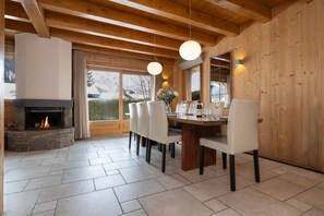 Dining - Folettes - Chalet4BR|Garden|View Fireplace|Jacuzzi (Chamonix-Mont-Blanc)