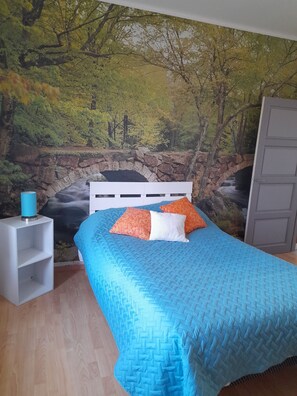 3 slaapkamers, een strijkplank/strijkijzer, gratis wifi