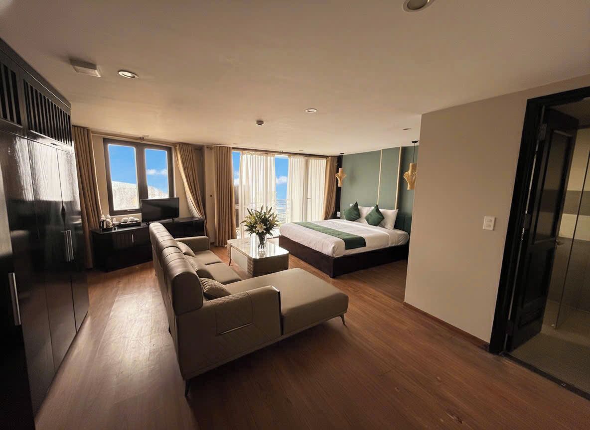 ห้องซิกเนเจอร์สวีท | เตียง Select Comfort, มินิบาร์, Wi-Fi ฟรี, ผ้าปูที่นอน
