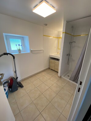 Shower, hair dryer, soap, toilet paper - "Les Perdrix" country gite (Châtres-sur-Cher)