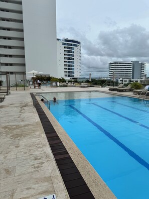 Pool - Marvelous 1-bedroom apartment with AC in Cartagena de Indias (Cartagena de Indias)