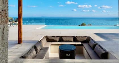 Villa Aqua Terra, a luxurious seafront villa on Kefalonia
