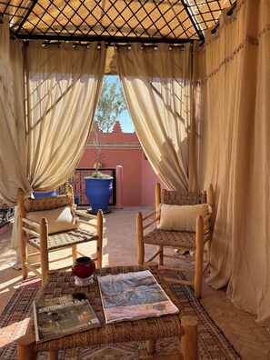 Terrace/patio - Riad de Charme, 5 minutes Place Jemaa El Fna (Marrakech)