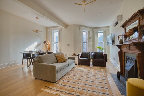 Modern Sunlit 3BR Duplex in Bed-Stuy w/ En-Suite Baths & Heated Floors